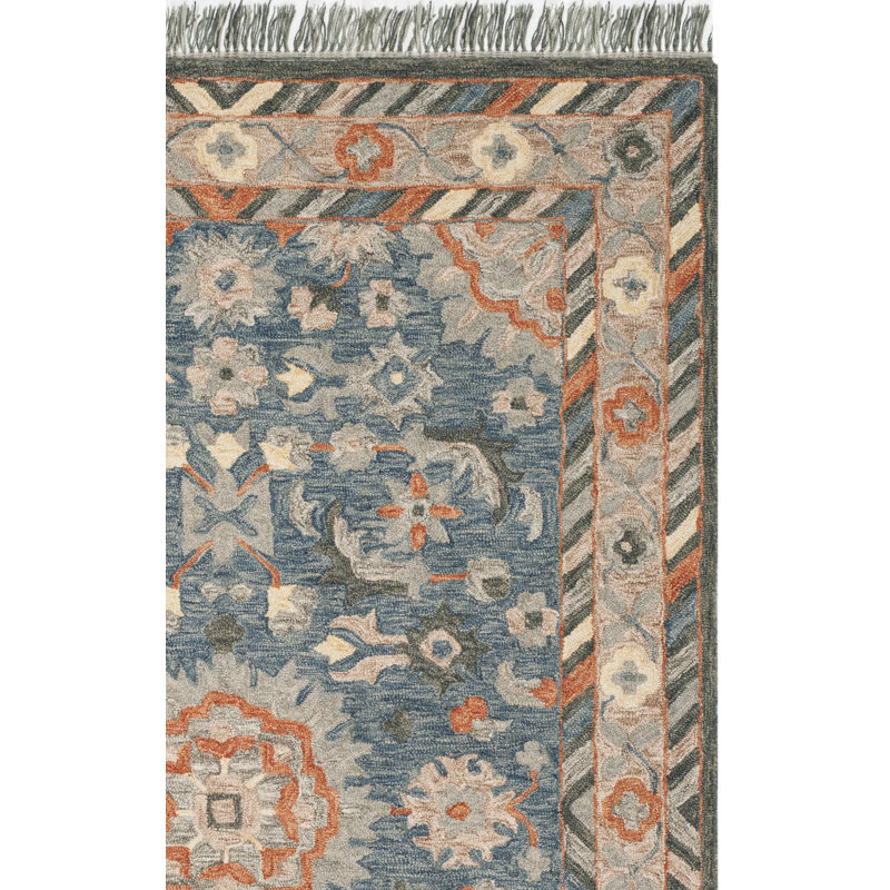 Vahakn Hand Tufted Wool Oriental Rug, Rectangle 2'3" x 5'