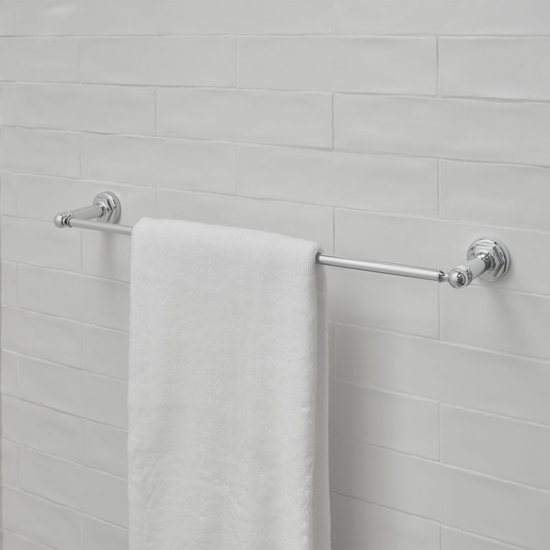 Oak Hill Towel Bar 18", Polished Chrome