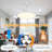 42" Retractable Ceiling Fan With Light And Remote, Quiet DC Motor Modern Ceiling Fan-2031645469