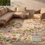 Auringer Washable Floral Indoor / Outdoor Rug-961835177