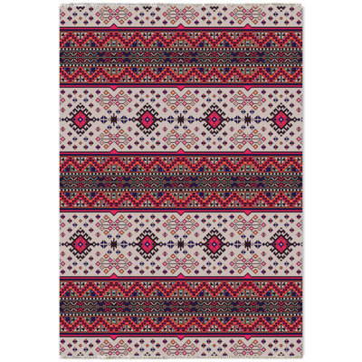 Tapis rectangulaire Zyir avec envers antidérapant