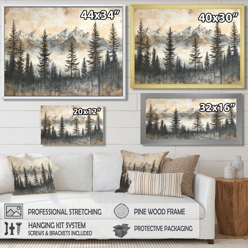 Gerarde - Landscapes Wall Art, 34" H x 44" W, Wrapped Canvas, Does Not Apply
