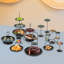Ensemble de 12 présentoirs à desserts ronds-101986863