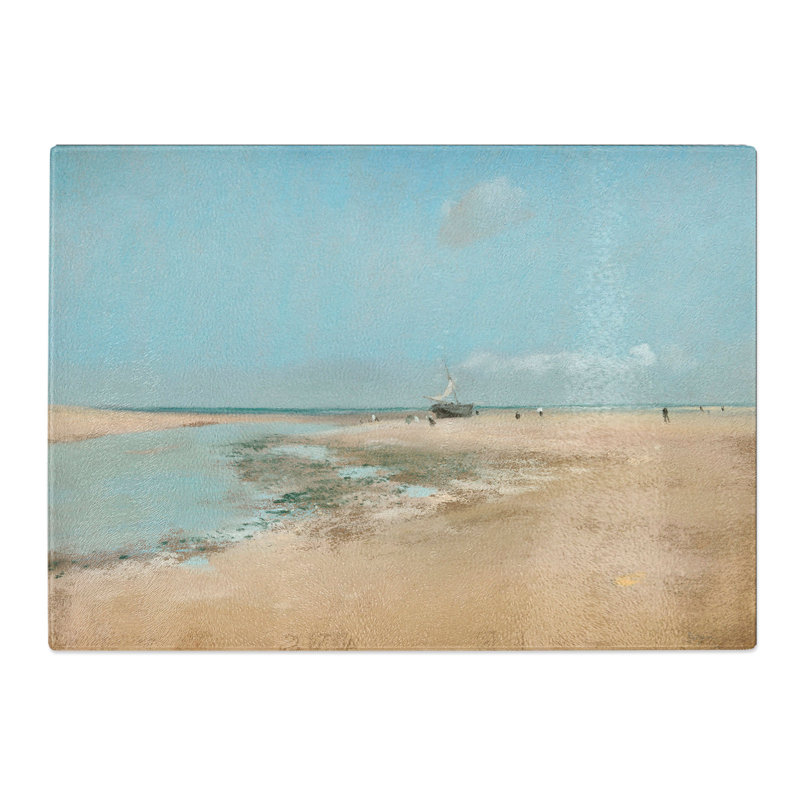 The Beach at Low Tide by Edgar Degas Chopping Board, 28.5cm W x 39cm L