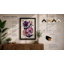 Study in Purple Botanical - Framed Print-509681001-509681004