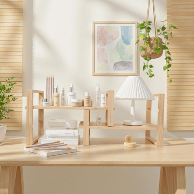 Adjustable Desktop Bookshelf