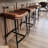 2-Pack Upholstered Counter Height Saddle Bar Stool-1133445345-1140107954