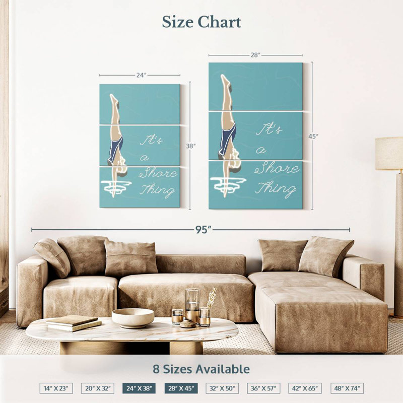 Sireci It's A Shore Thing, 38" H x 24" W