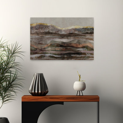 Séduisant Logic II, paysage serein organique abstrait, art marin