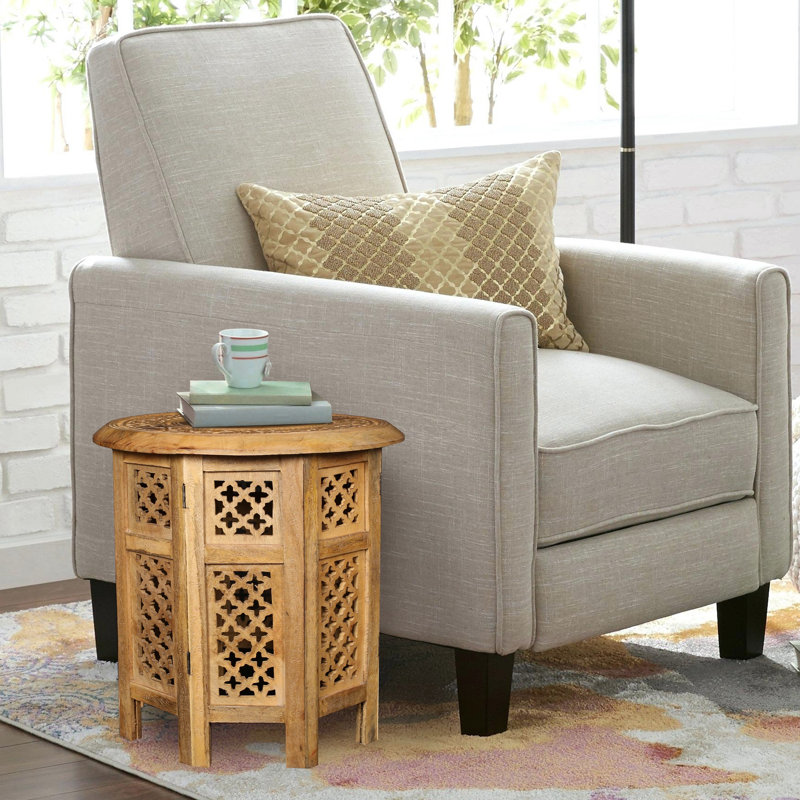 Abbeyville Frame End Table, 45cm H x 45cm W x 45cm D, Natural