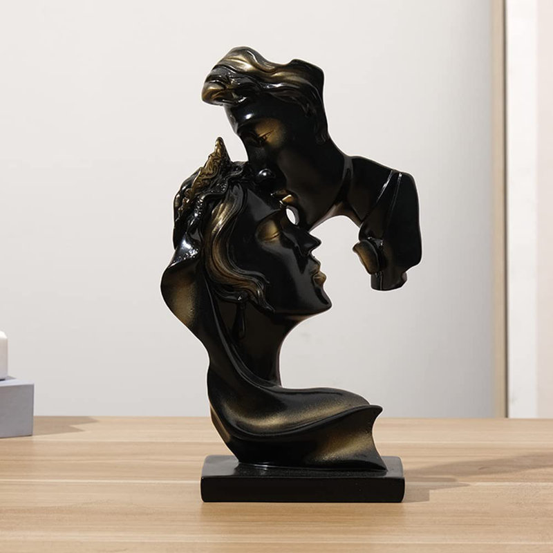 Elodi Statue, Black Gold