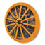 Horloge murale jaune-63618869