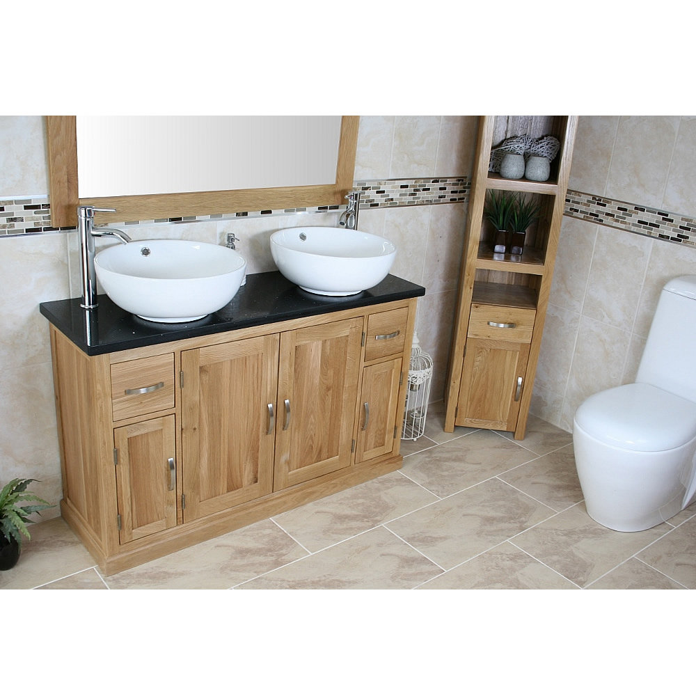 Stephany 1230mm Free-standing Double Vanity Unit