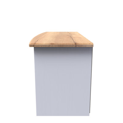 Victoria 1 Drawer TV & Media Unit in White Ash