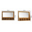 Sahara Wood Flat Wall Mirror with Shelves