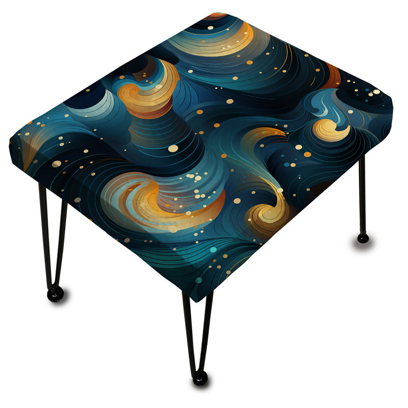 Celestial Geometric Geometric - Repose-pieds rectangulaire géométrique