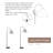 Oterra 65.4'' Matte Arched Floor Lamp