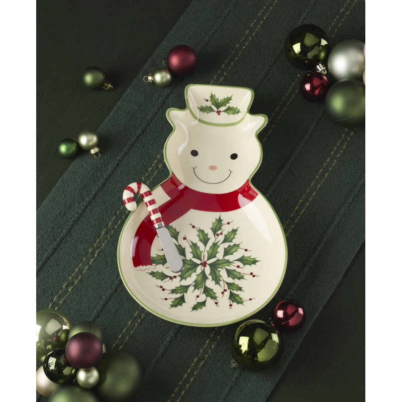 Holiday Tray with Spreader