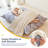 80" White Giant 3 In 1 Convertible Bean Bag Chair With Pillow-244243064-242264670