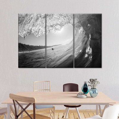 " Surfer BW " 3 - Pieces