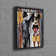 Charlie Chaplin And Mickey Mouse Featured In A Graffiti Canvas Print Evoking Contemporary Artwork Sensibilities