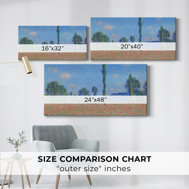 Série paysage - MC XXII - Toile tendue avec châssis - Prêt à accrocher, H 16 po x l 32 po