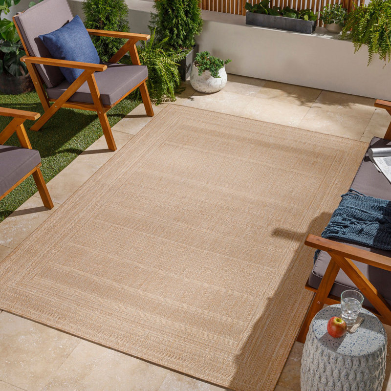 Beyanka Striped Machine Tufted Area Rug, Rectangle 160 x 213 cm
