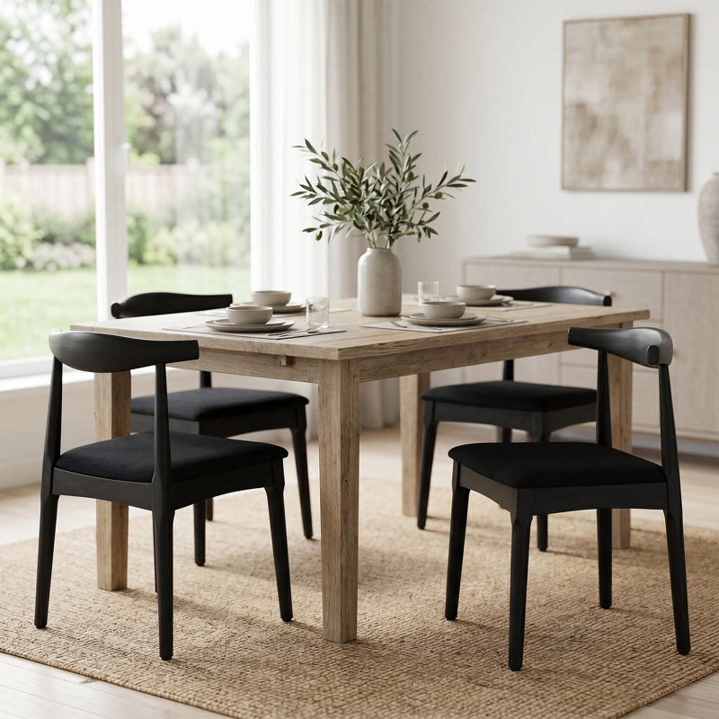 Solid Dining Chairs Set Of 4