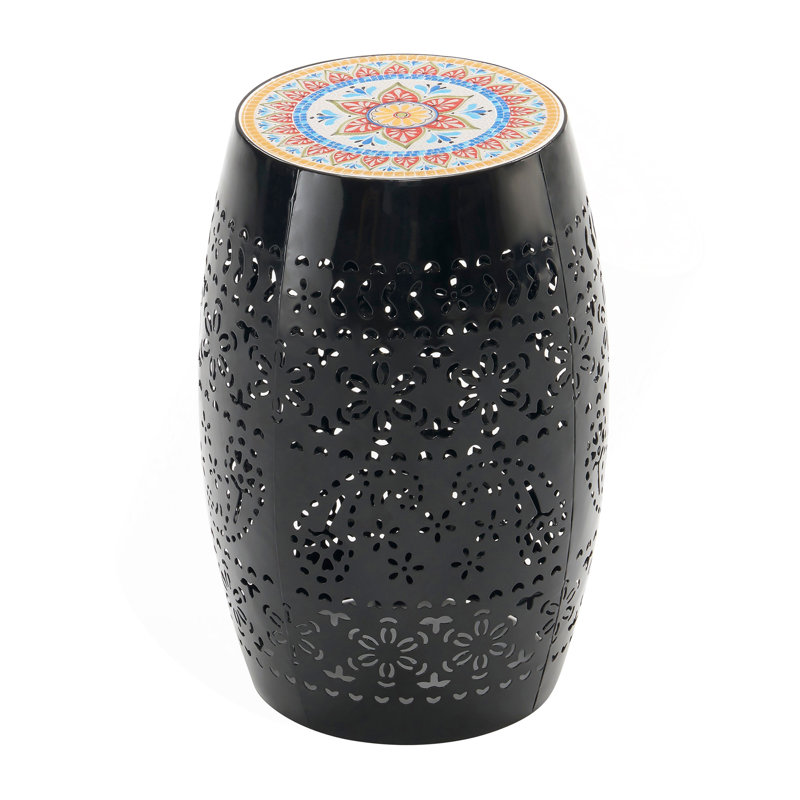 RUBY12" SIDE TABLE -BLACK