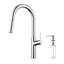 Robinet de cuisine KIBI Fusion avec distributeur de savon-93722907