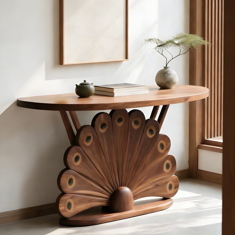 Nouvelle console en bois massif de style chinois, H 35,4 po x l 55 po x P 15,7 po