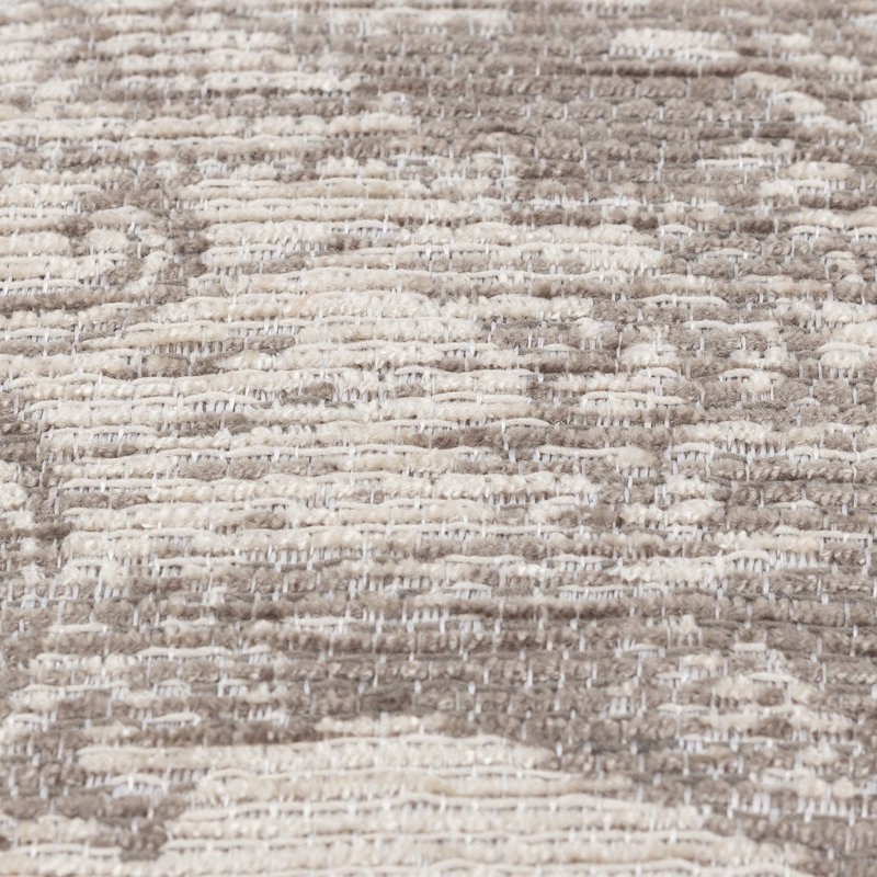 Floral Square Throw Cushion, Brown