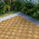 12" X 12" Wood Interlocking Deck Tile Checker Pattern