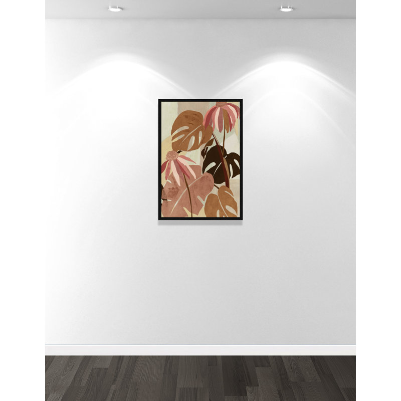 Picture Frame Painting, 25.5" W x 35.5" H, Black Wood Grain
