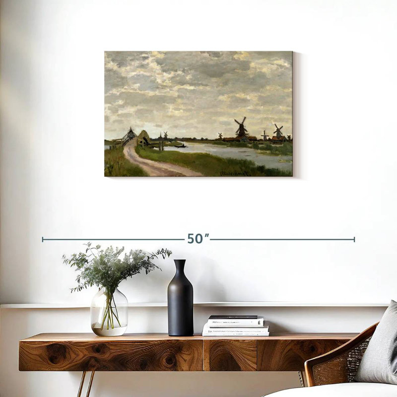 Alvord Windmills Near Zaandam, 20" H x 30" W