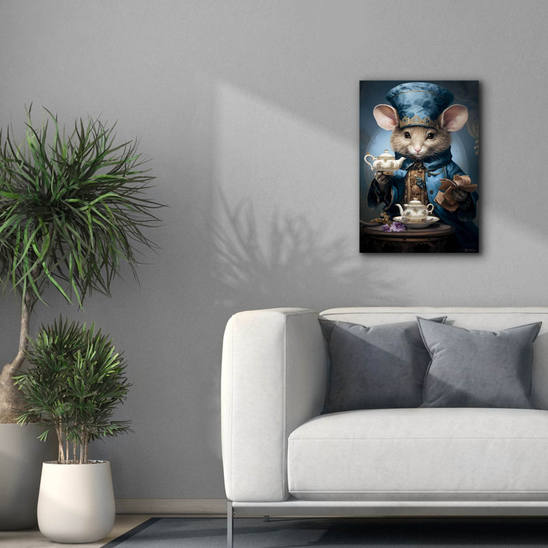 Toile épique «China salesman» par Momart, H 26 po x l 18 po x P 0,75 po