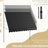 118" Deck Awning With Adjustable Canopy And , For Porch, Window, Door, Black Manual Patio Awning, Uv30+ Fabric Legs, Deck,