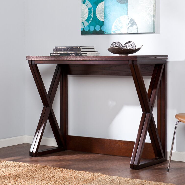 Buy wholesale Skraut Home, Extendable Console Table, Folding dining table, 160, For 8 people, Solid wood legs, Modern Style
