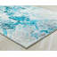 Tapis turquoise / crème Thorold-854407920