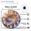 Horloge murale en verre 1-12 po