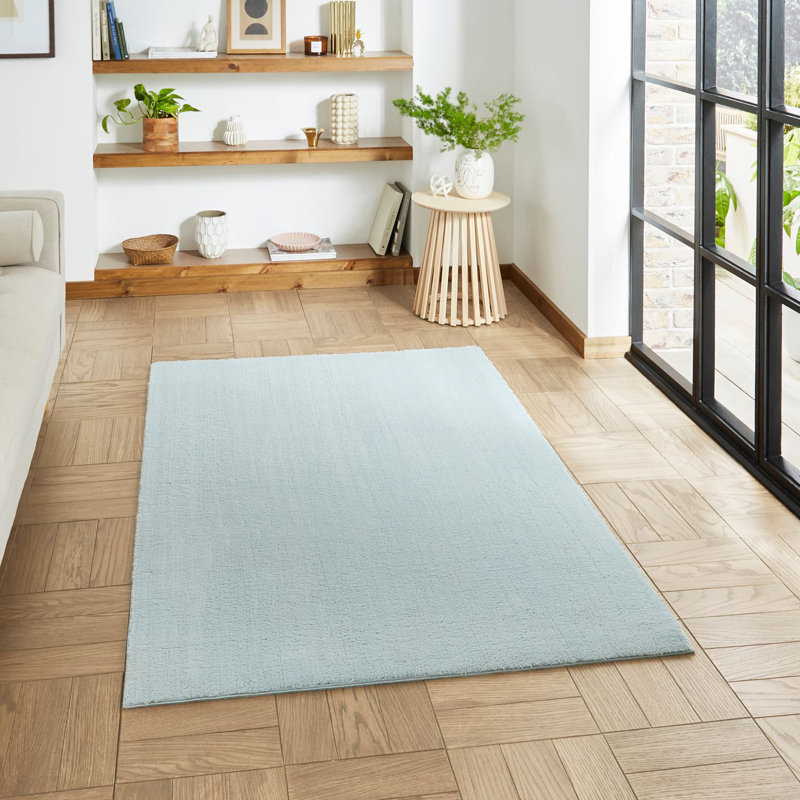 Tejal area rug Machine Woven Light Blue, Rectangle 120cm x 170cm