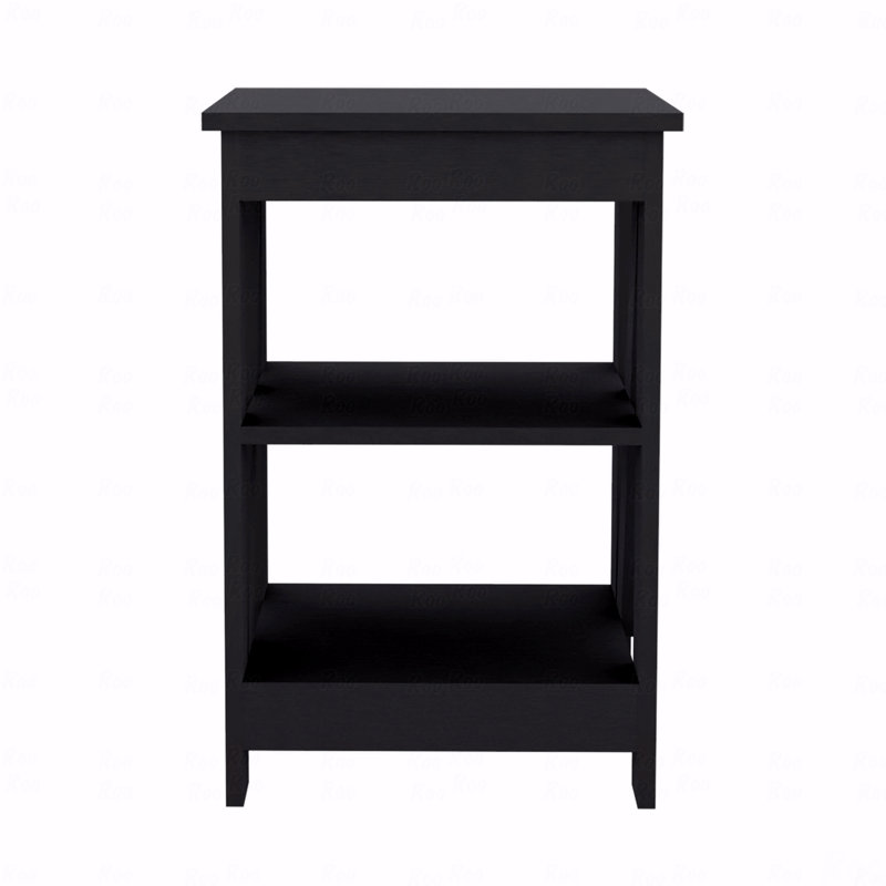 Table de bout, table d'appoint, table de chevet, tablette de rangement à 3 niveaux, table de canapé pour les petits espaces