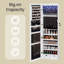 Armoire à bijoux avec miroir à suspendre-2060205236