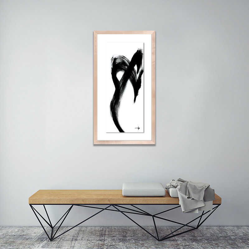 Phoenix Print by Johan Gert Manschot, 48" H x 24" W x 2.5" D, Natural