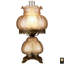 Lampe-tempête de table Rose Court