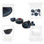 Chambers 23 Piece Dinnerware Set, Service for 4