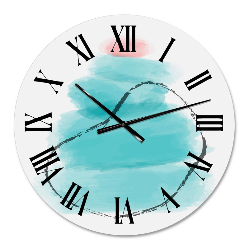 Minimal élémentaire organique et géométrique compostions XXxxxxx - horloge murale moderne, Petit