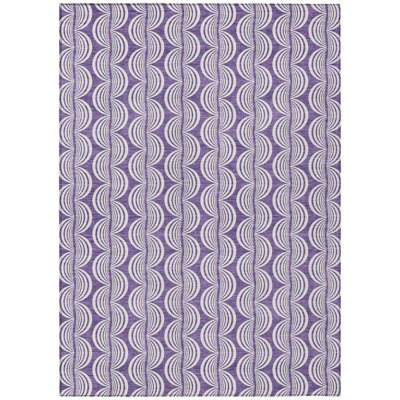 Kairova Purple Washable Indoor-Outdoor Rug - 