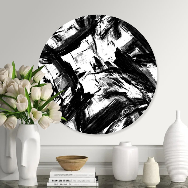 Conséquence - peinture sans cadre, Plastique / acrylique, H 24 po x l 24 po