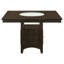 Anastin 52-inch Counter Height Dining Table Cappuccino-580710097